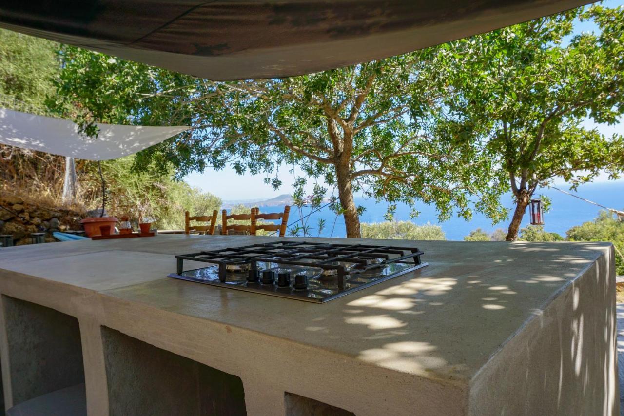 My Old Stone House In A 2 000 Sqm Private Garden With Fab Glamping Tent Mandraki  Exterior photo